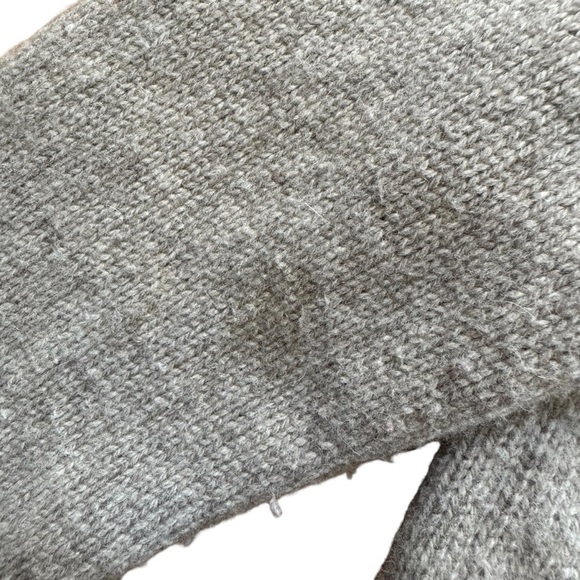 Boden Gray Pink Wool Blend Fair Isle Sweater Knit Christmas Girls 3-4 - Picture 3 of 9